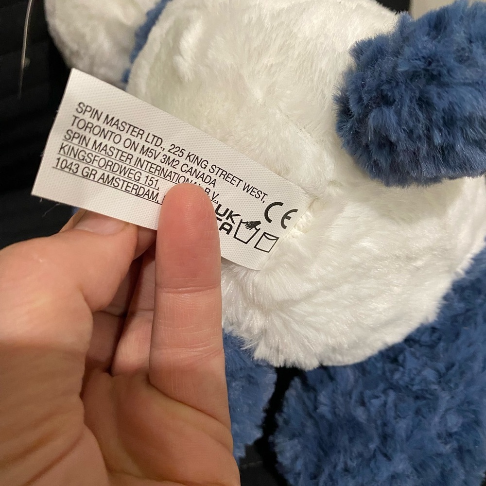 Gund blue and white panda bear - Picture 8 of 11